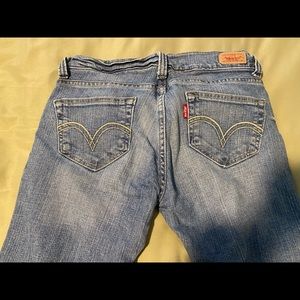 Levi’s jeans. Size 3 long. Straight leg. Low waisted.